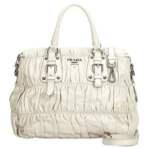 white Prada purse